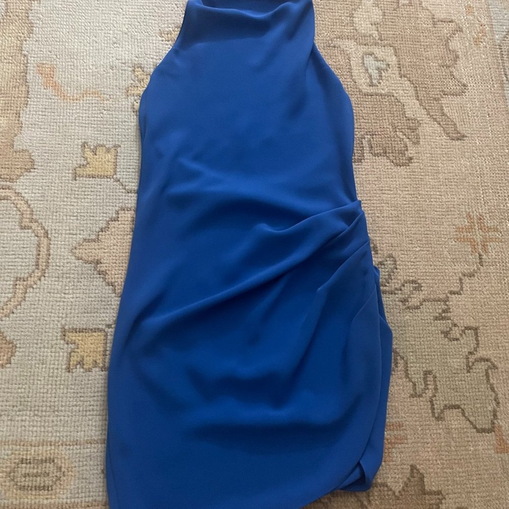 Amanda Uprichard Samba Dress in Cobalt Blue